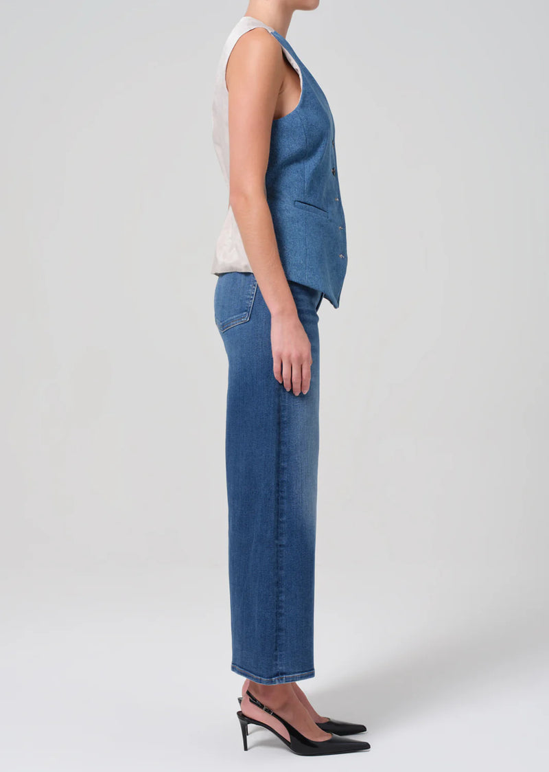 Citizens of Humanity Lyra Wide Leg Crop In Ambry