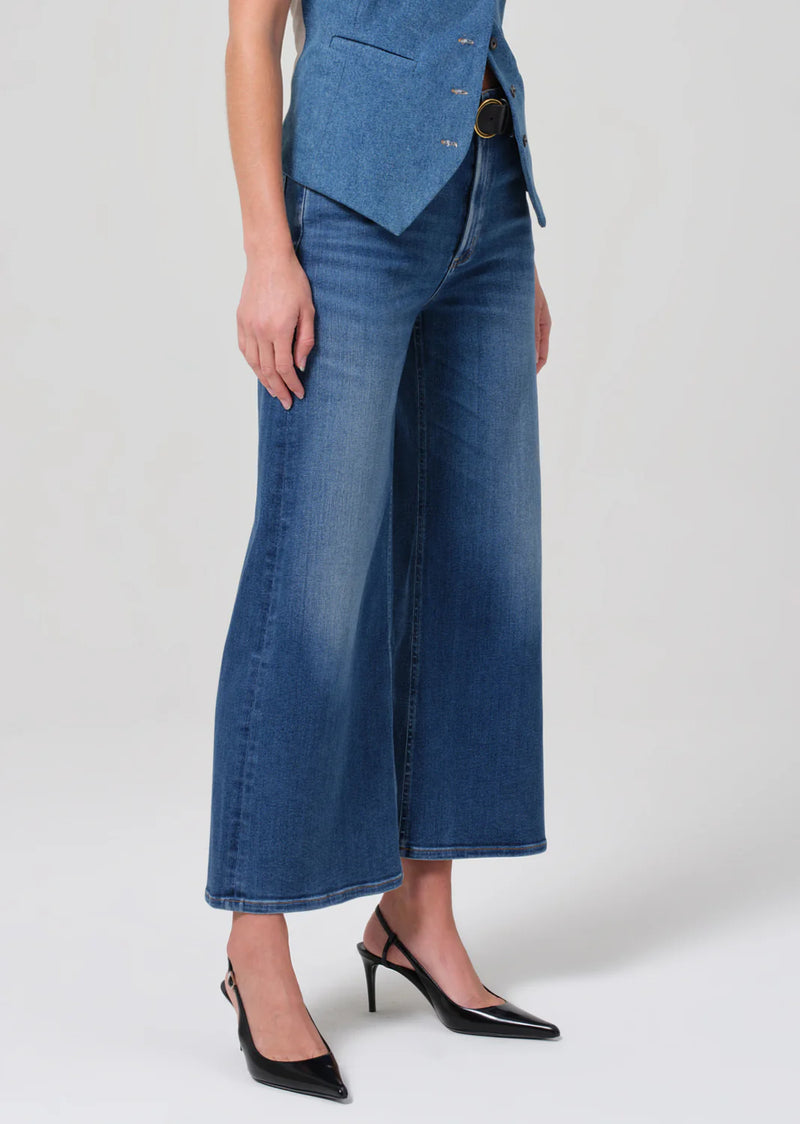 Citizens of Humanity Lyra Wide Leg Crop In Ambry