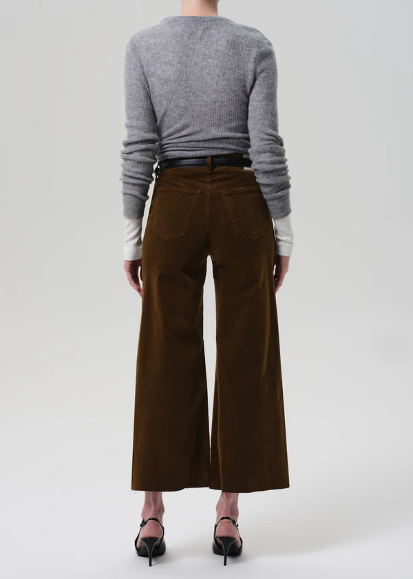 Citizens of Humanity Lyra Wide Leg Crop In Corduroy