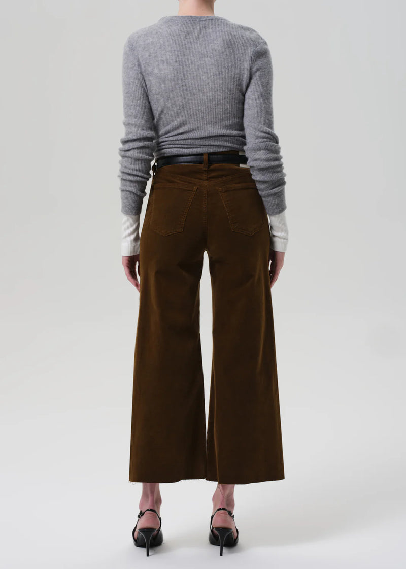 Citizens of Humanity Lyra Wide Leg Crop In Corduroy