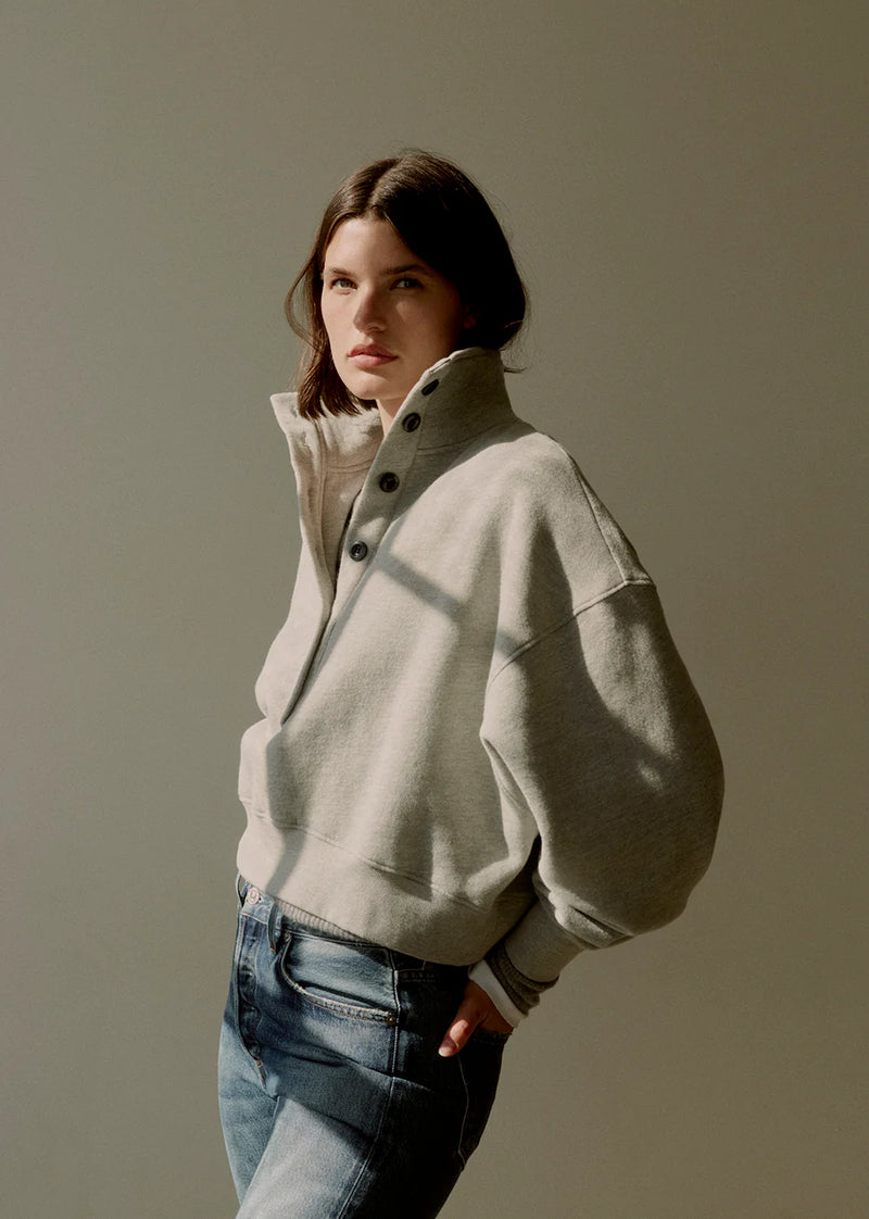 Citizens of Humanity Mirelle Funnel Neck In Heather Grey