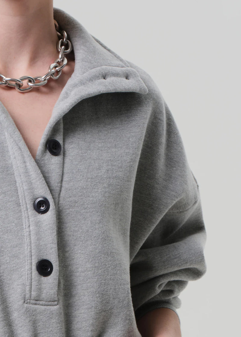 Citizens of Humanity Mirelle Funnel Neck In Heather Grey