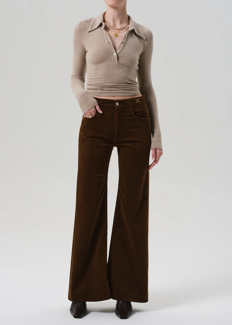 Citizens of Humanity Shaea Polo In Chiltern And Oatmeal