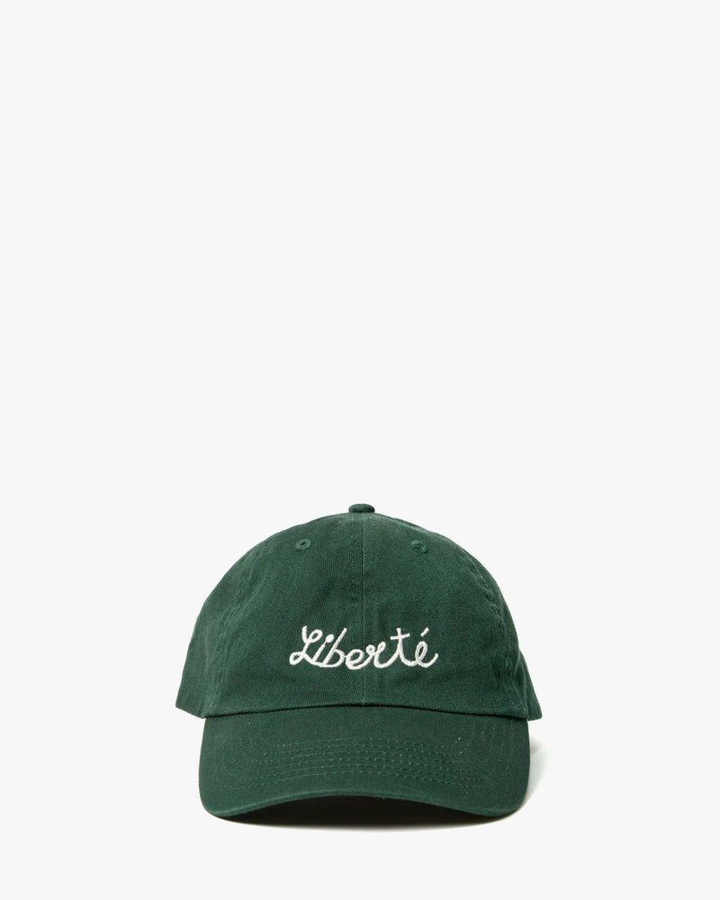 Clare V. Baseball Hat - Embroidered Liberte - Forest