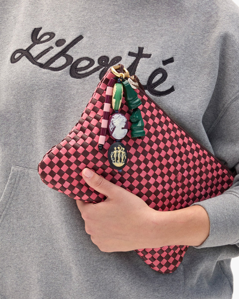 Clare V. Cameo Fob - Multi Color