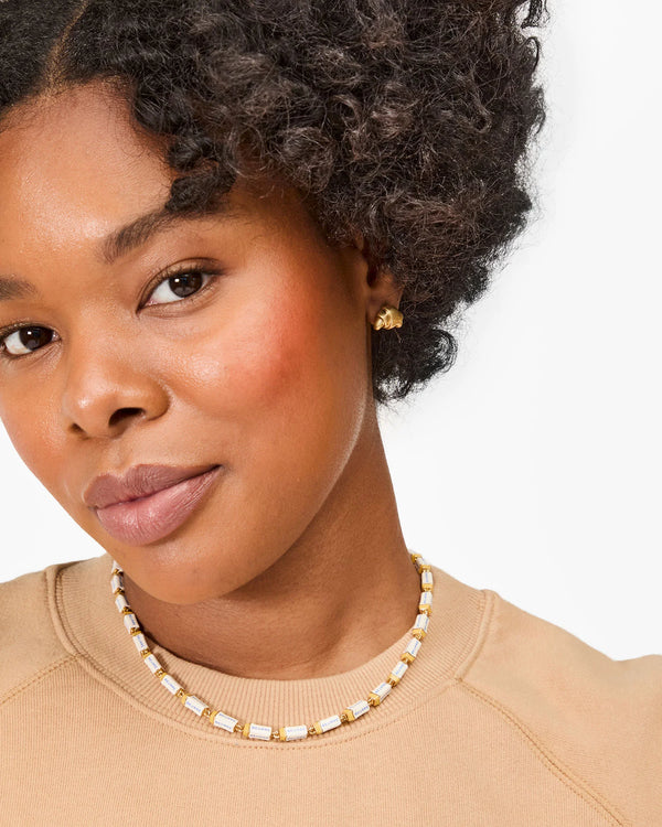 Clare V. Croissant Studs - Vintage Gold