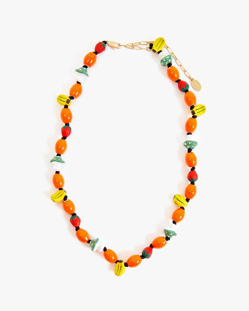 Clare V. Les Fruits de CV Necklace - Multi Color
