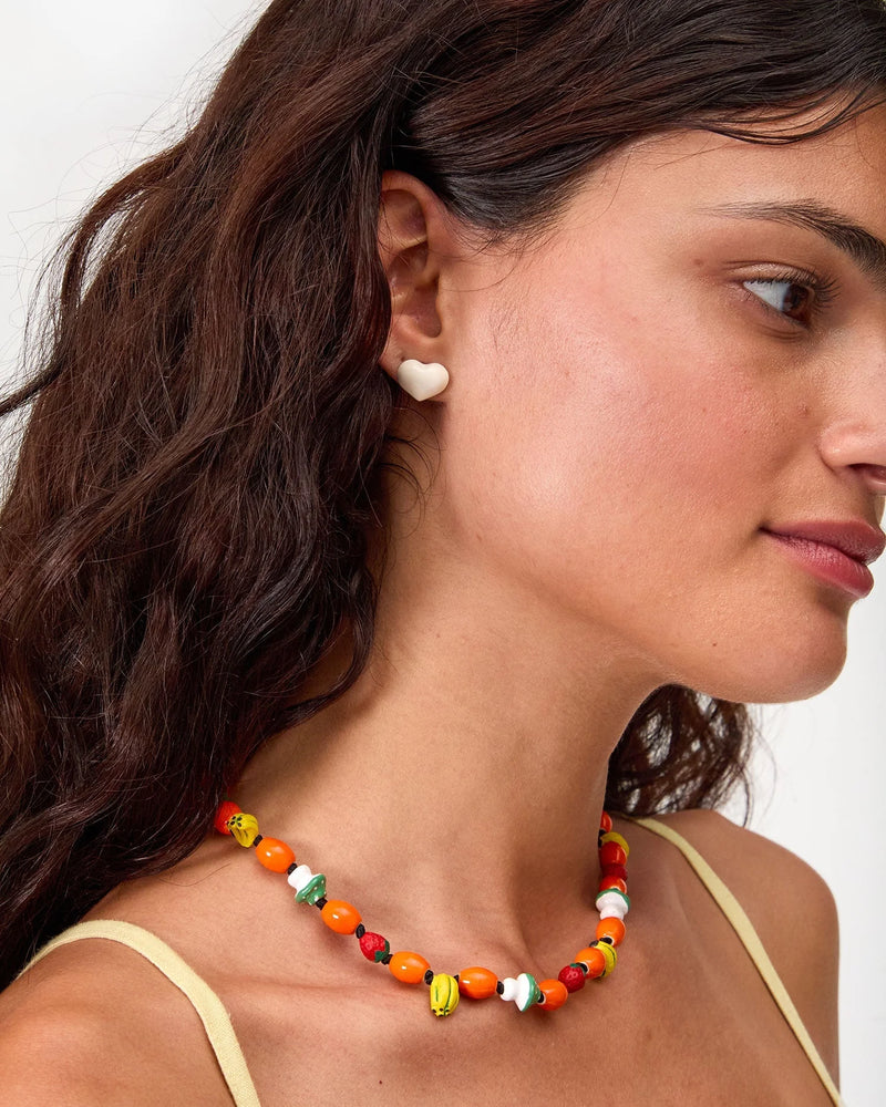 Clare V. Les Fruits de CV Necklace - Multi Color