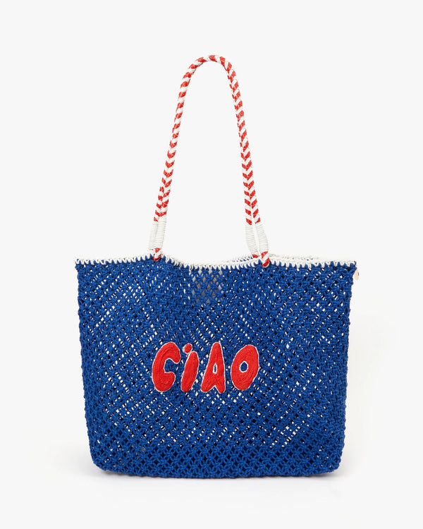 Clare V. Lete Tote - Ciao - Cobalt
