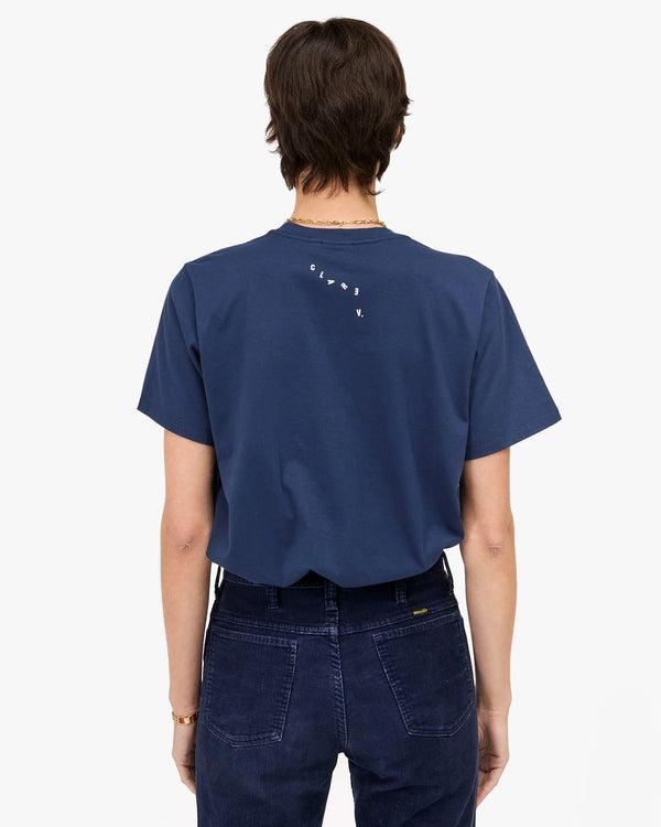Clare V. Original Tee - Beaucoup Cool - Navy