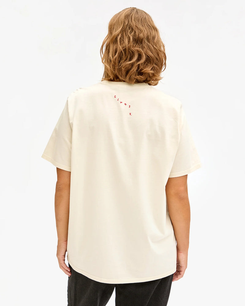 Clare V. Original Tee Le Weekend Cream