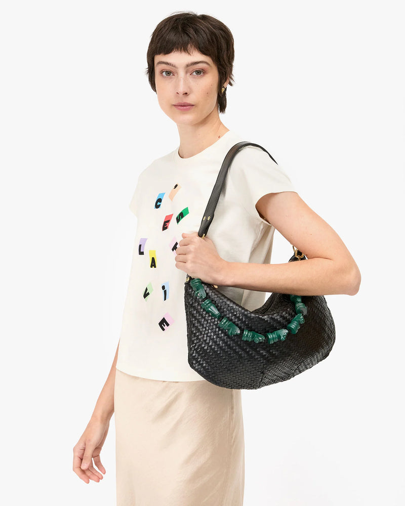 Clare V. Shortie Strap - Knights - Evergreen