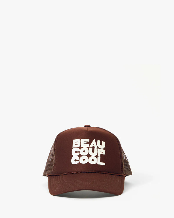 Clare V. Trucker Hat - Beaucoup Cool - Chocolate