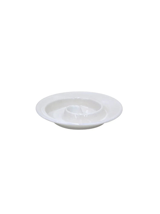 Costa Nova Small Spiral Appetizer Dish - White