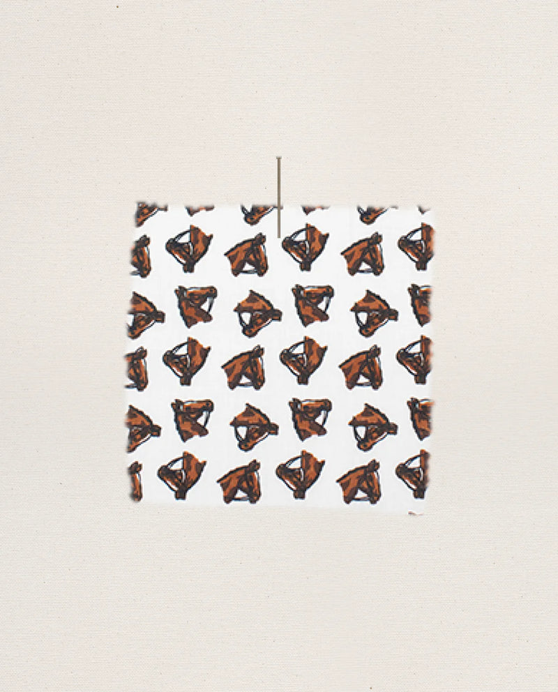 The Great The Easy Sleep Pant Cream Horse Medallion Print
