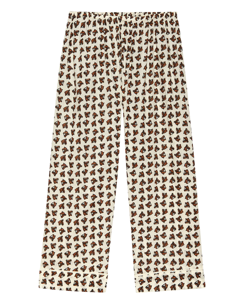 The Great The Easy Sleep Pant Cream Horse Medallion Print