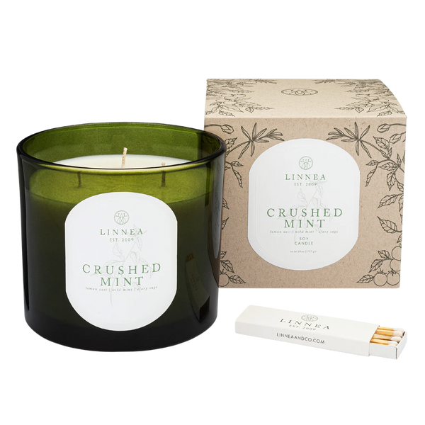 Linnea's Lights Crushed Mint 3-wick