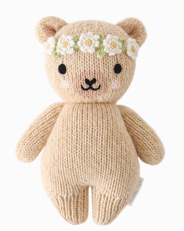 Cuddle and Kind Baby Honey Bear (Ivory Floral)