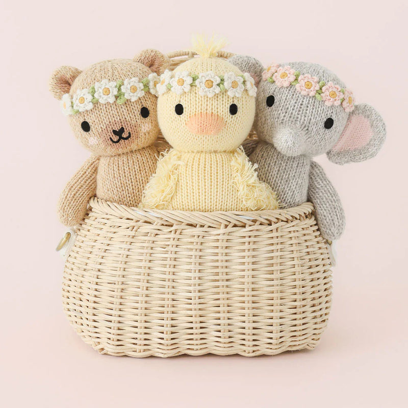 Cuddle and Kind Baby Honey Bear (Ivory Floral)