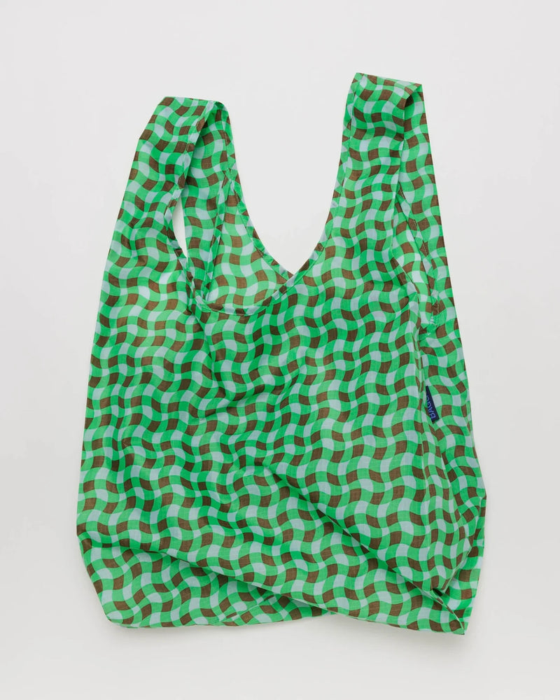 Baggu Standard Baggu - Wavy Gingham Green