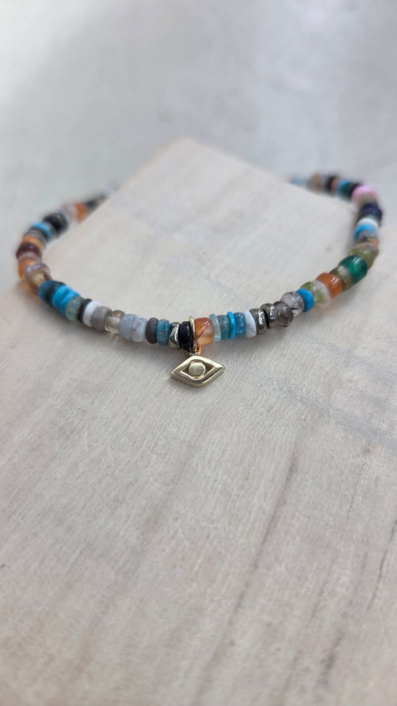 Sydney Evan Evil Eye Link Charm