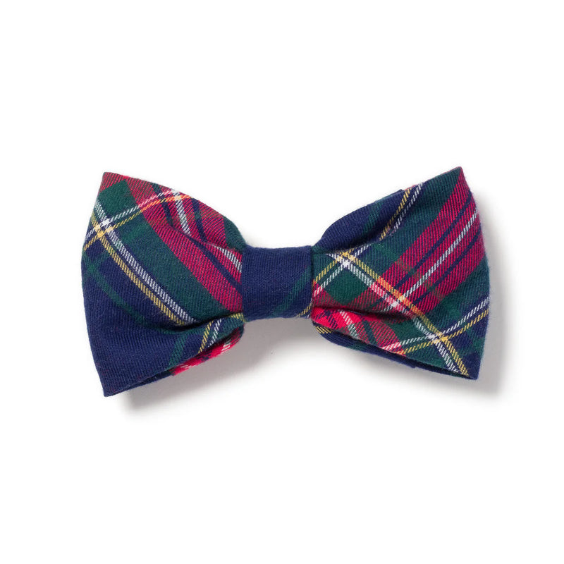 Petite Plume Dog Bow Ties in Windsor Tartan