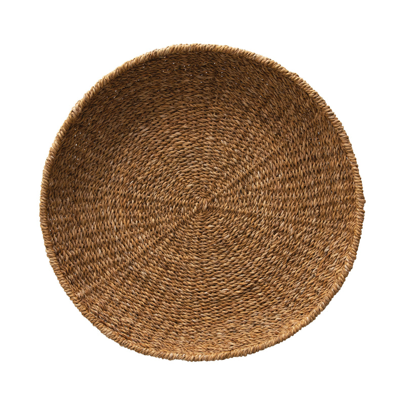 Hand-Woven Decorative Seagrass Tray