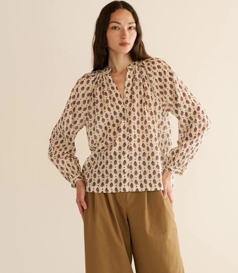 DOEN Julienne Top Provencal Paisley