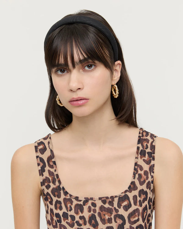 Loeffler Randall Marina Puffy Headband Black