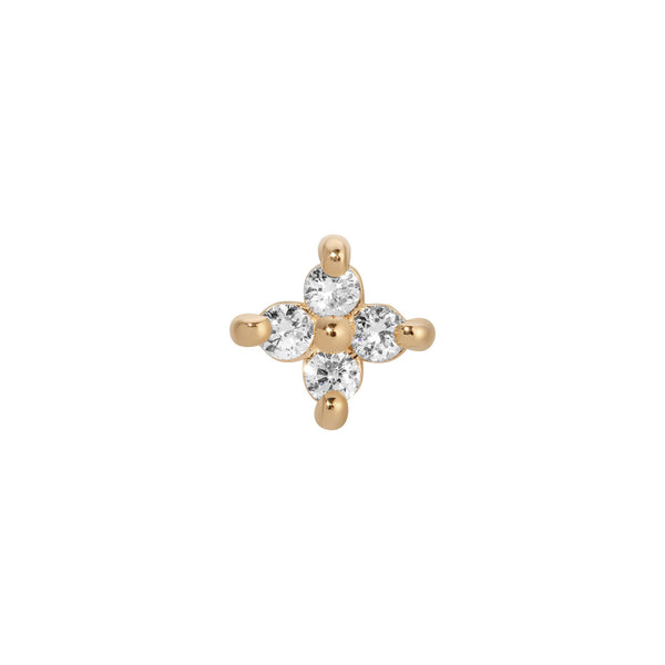 Jennie Kwon Designs Diamond Sundrop Stud (Single)