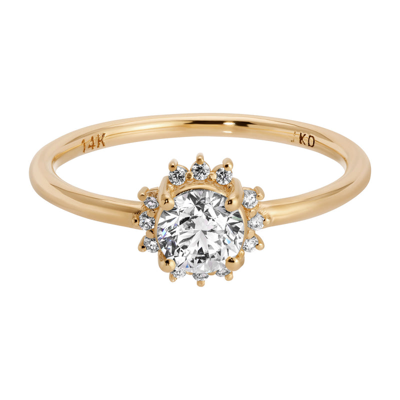 Jennie Kwon Designs Diamond Sunflower Ring