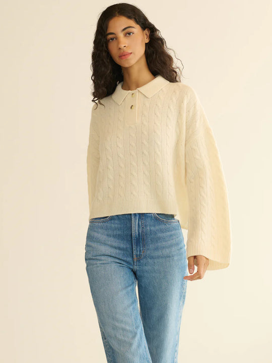 Doen Cambridge Cashmere Sweater Magnolia