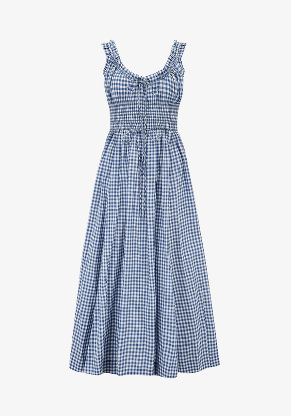 Doen Emmaretta Dress Blue Gingham