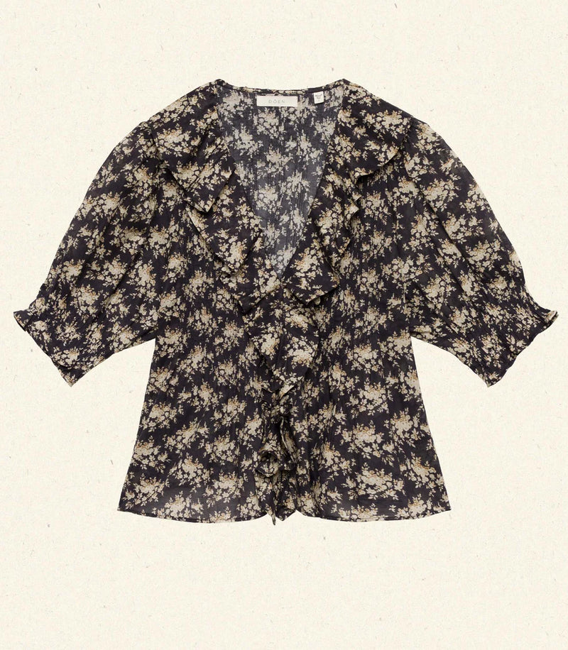 Doen Henri Top Noir Rosier Floral