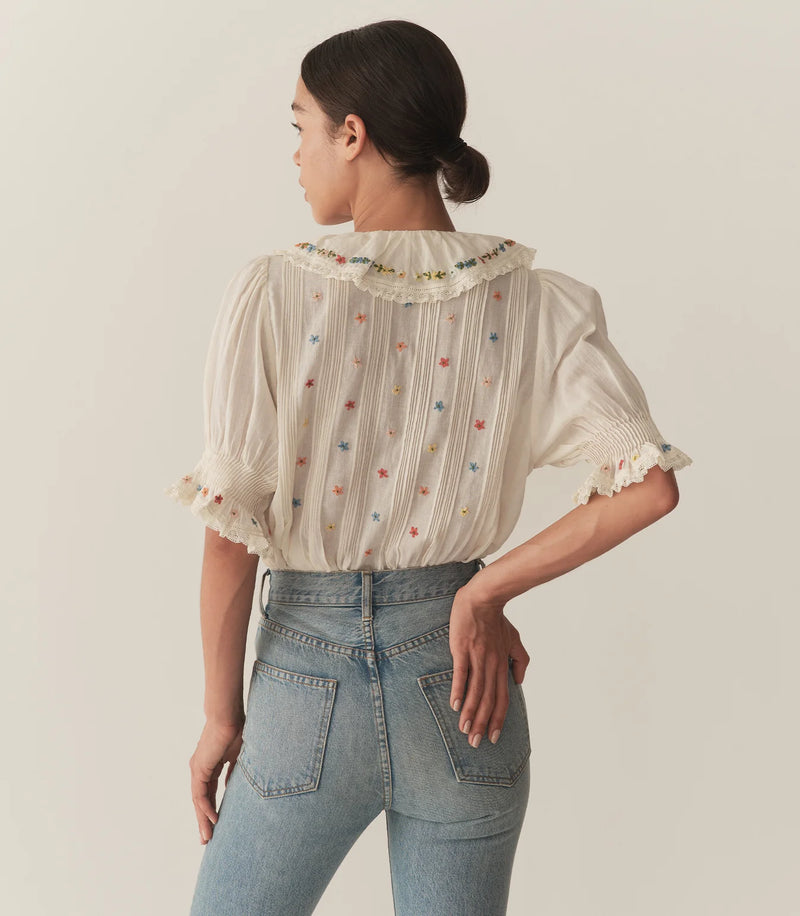 Doen Hettie Top - Sea Salt