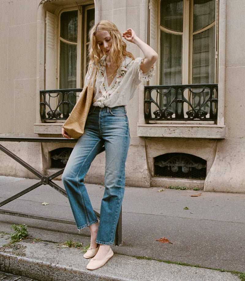 Doen Hettie Top - Sea Salt