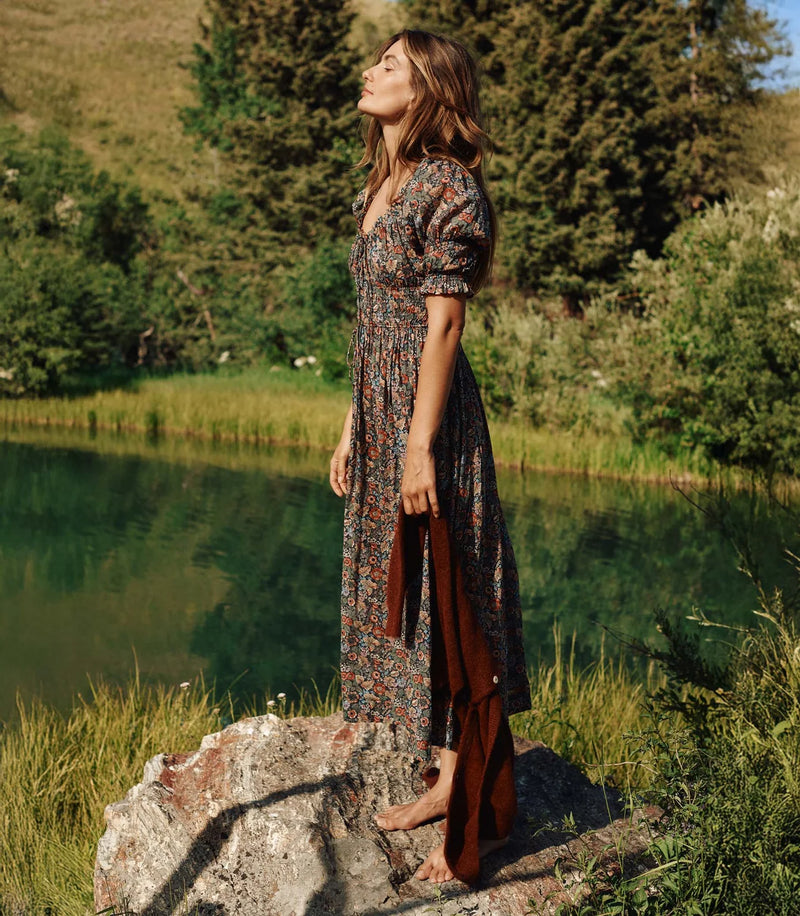 Doen Ischia Dress Wildberry Thicket