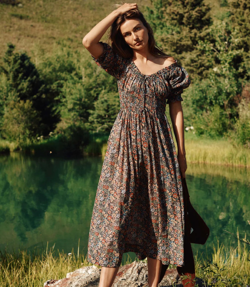 Doen Ischia Dress Wildberry Thicket