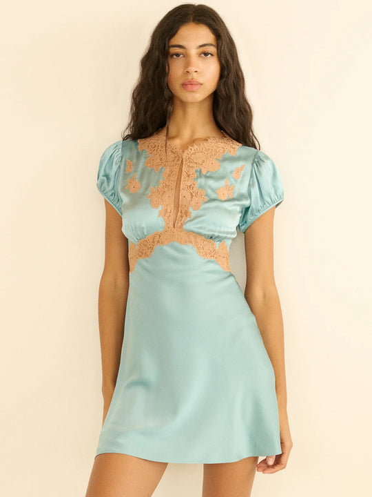 Doen Junia Dress Deep Aquamarine