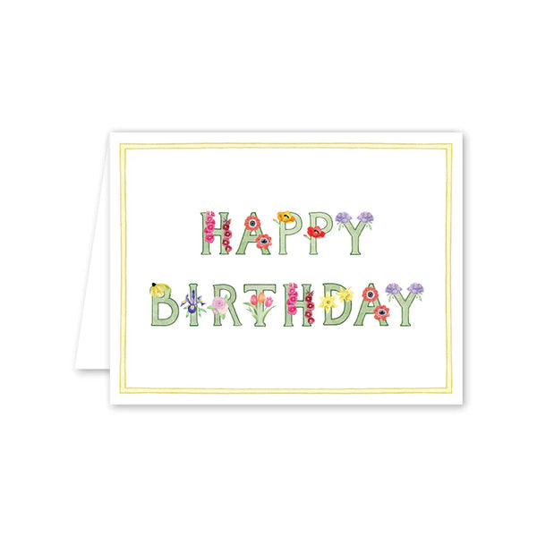 Dogwood Hill Alphabet Blooms Birthday