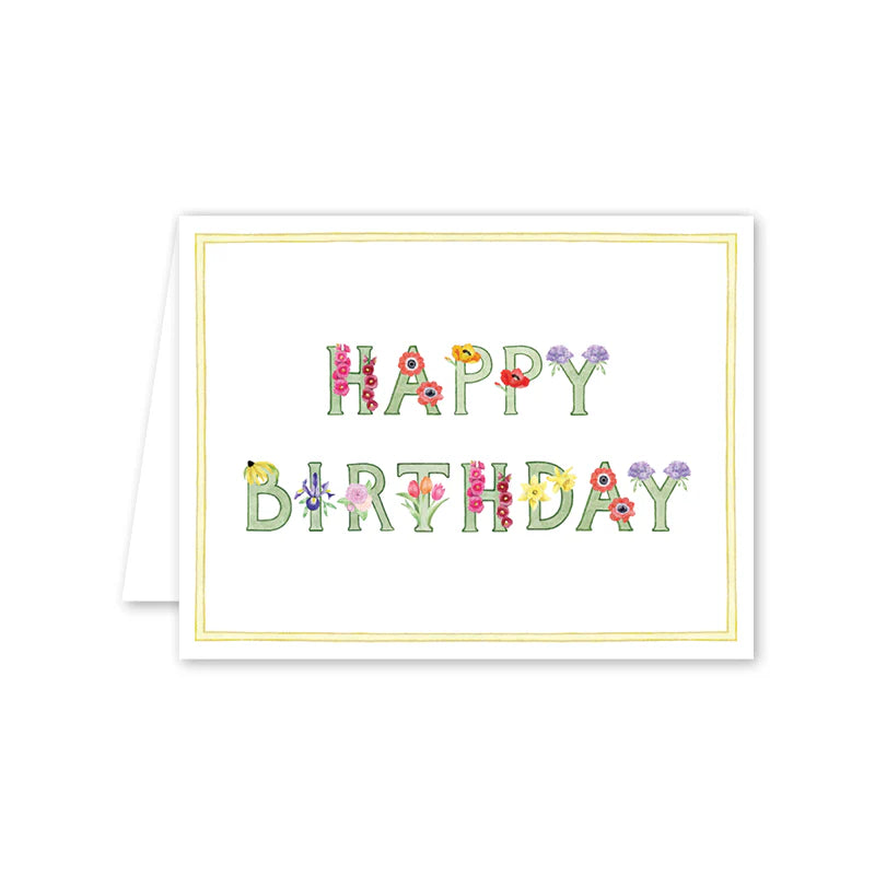 Dogwood Hill Alphabet Blooms Birthday