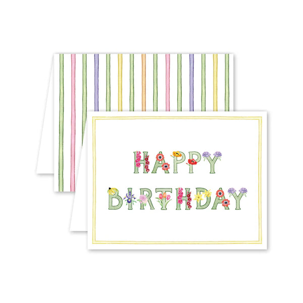 Dogwood Hill Alphabet Blooms Birthday