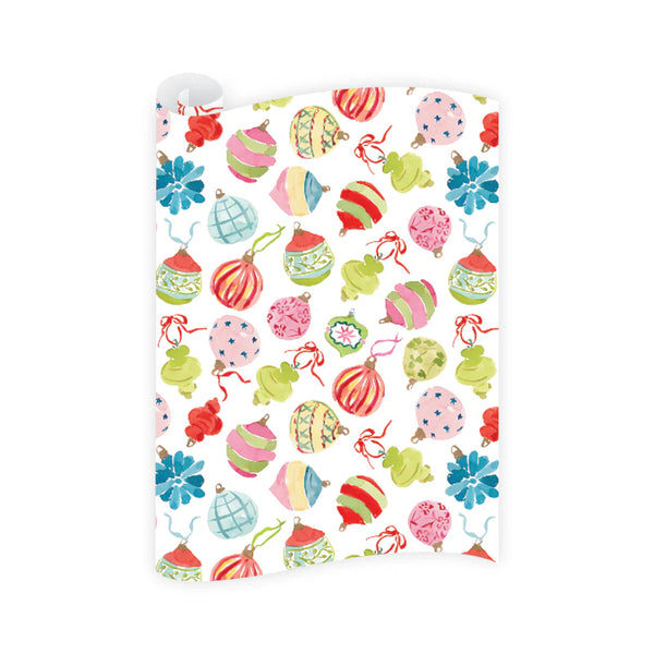 Dogwood Hill Baubles and Bows Wrapping Paper Roll