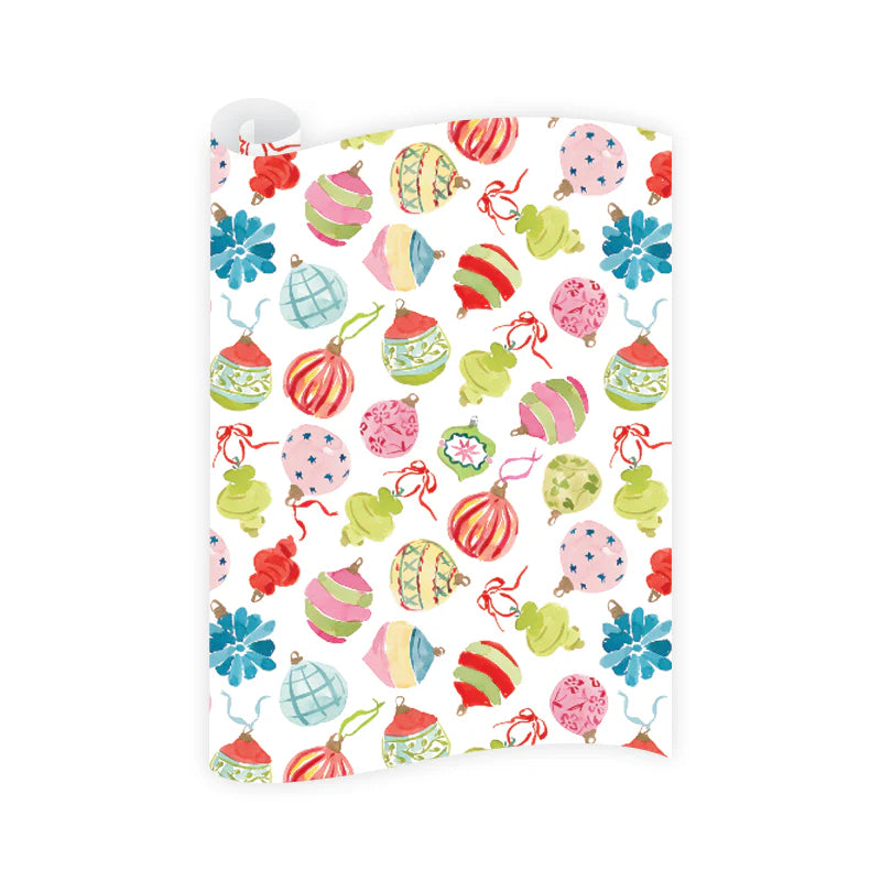 Dogwood Hill Baubles and Bows Wrapping Paper Roll