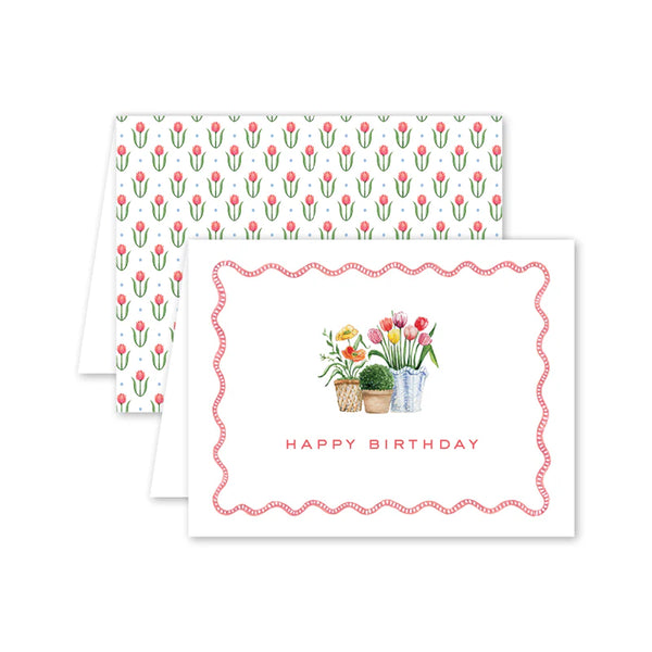 Dogwood Hill Flower Cart Tulips Birthday