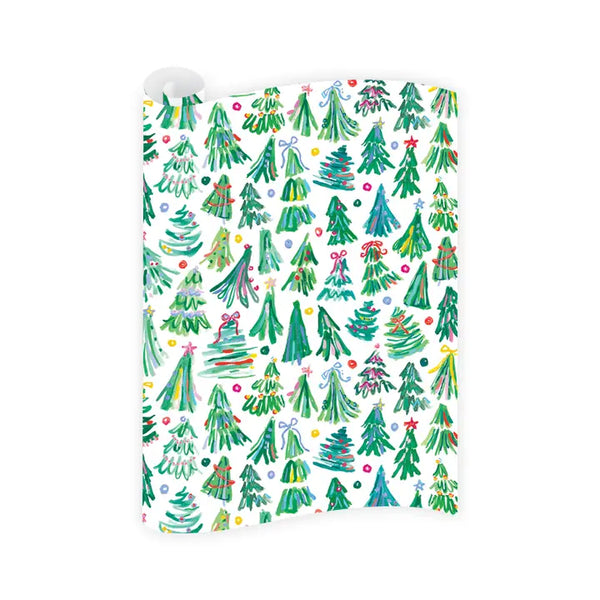 Dogwood Hill Jolly Trees Wrapping Paper Roll