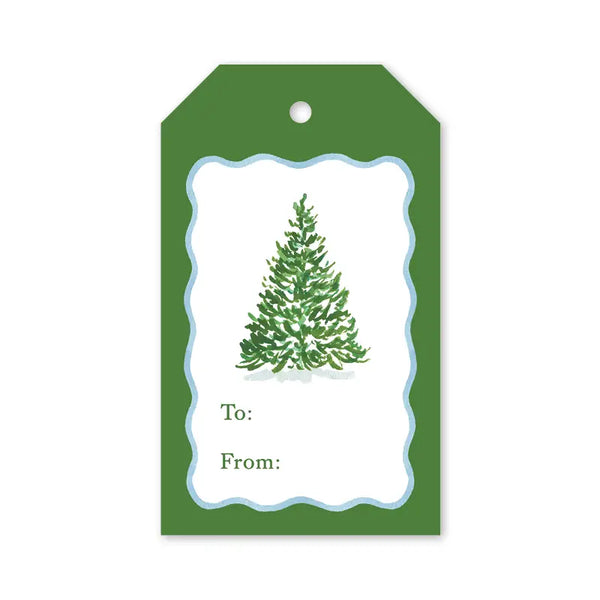 Dogwood Hill Winter Toile Gift Tags