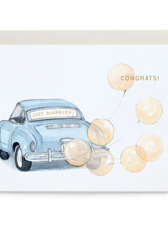 E. Frances Paper Vintage Car Wedding