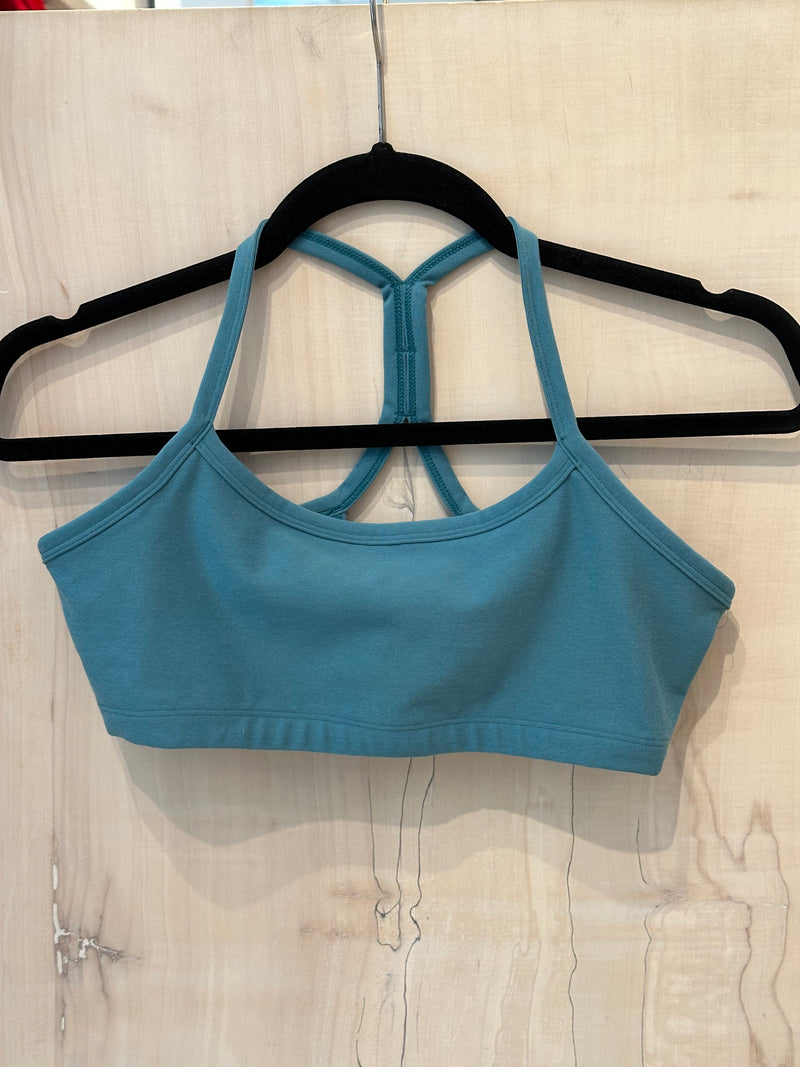 Beyond Yoga Spacedye Slim Racerback Bra Deep Aqua Heather