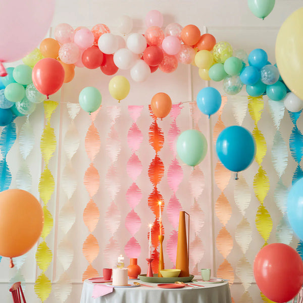 Meri Meri Rainbow Twisty Fringe Backdrop